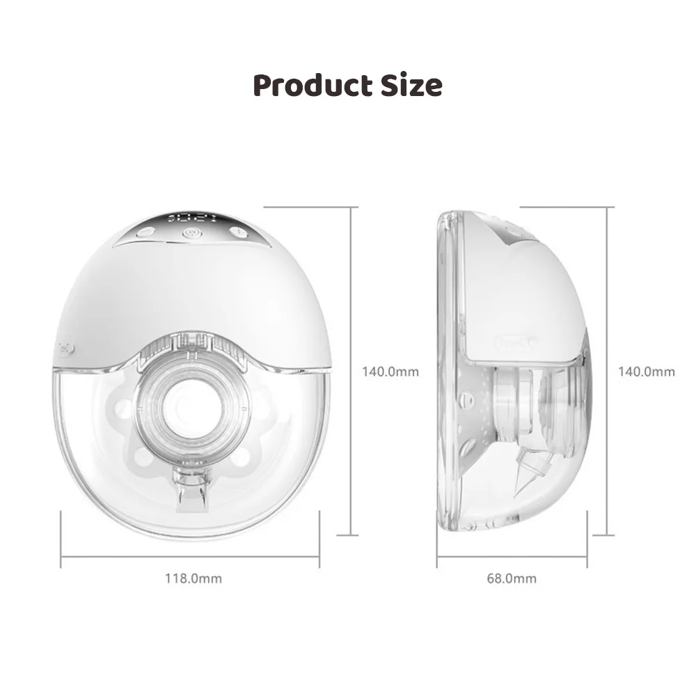 Double Tire Lait Electrique Mains Libres MY-378 4 Modes 12 Niveaux - جهاز إستخراج الحليب 2 قطع - Maternité - صورة 2