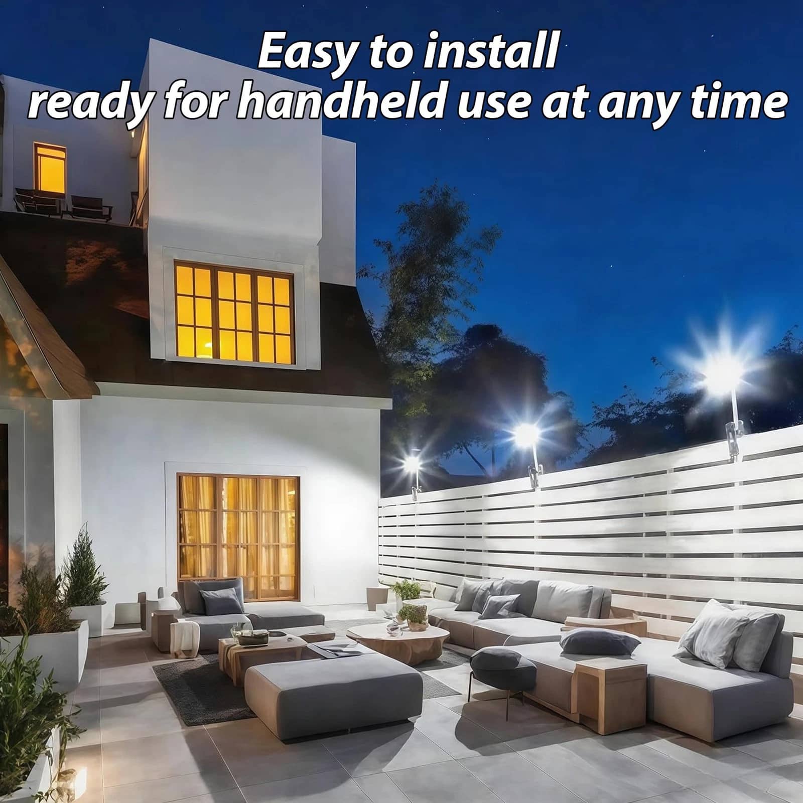 Applique murale solaire LED à Clip avec détecteur de mouvements YX-672L-1 - مصباح كشاف مع حساس حركة - Maison - صورة 9