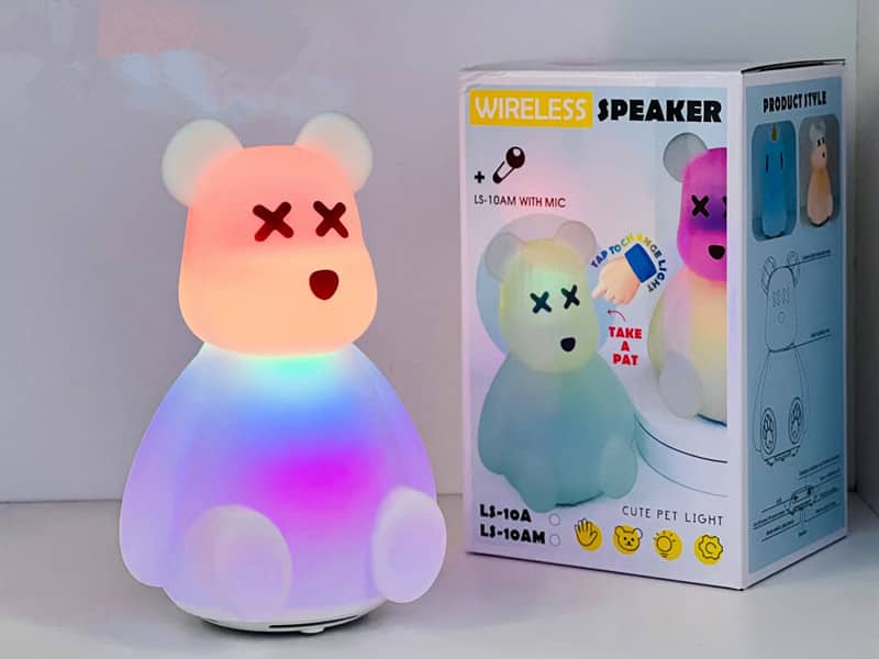 Haut-parleur sans fil de dessin animé licorne avec microphone karaoké LS-10BM - مكبر صوت مع ميكروفون لاسلكي مدمج - Jouet & Gaming - صورة 5