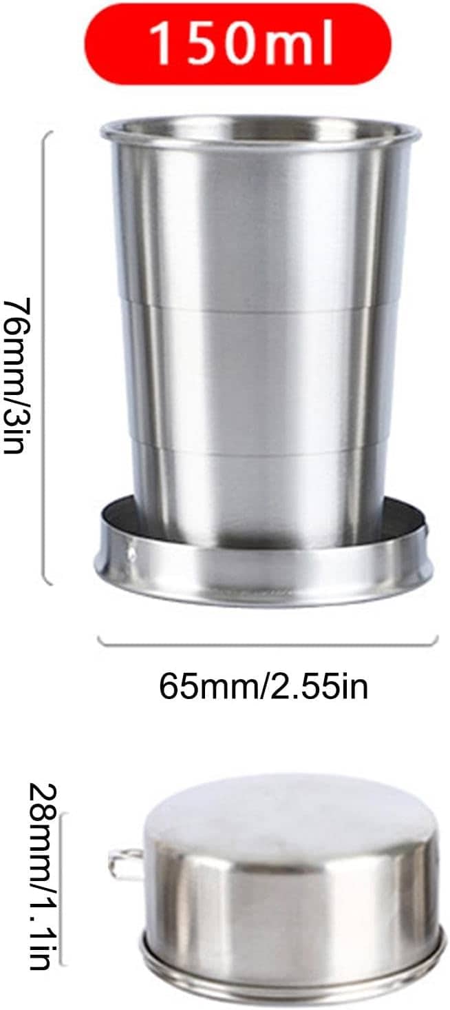 Mug de camping pratique idéal pour les boissons avec crochet de suspension - كوب مشروبات قابل للطي - Camping et Randonnée - صورة 6