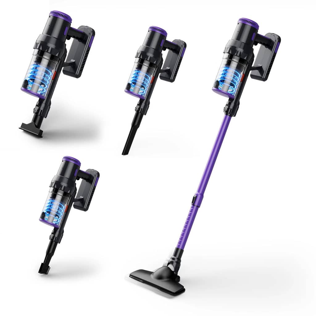 Multismart Aspirateur Balai Filaire Sans Sac 500W 5 en 1 avec Aspirateur à Main - 18KPa - مكنسة كهربائية يدوية - Maison - صورة 2
