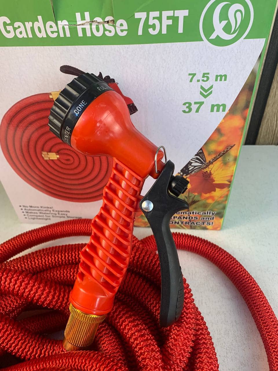 Tuyau de Jardin Extensible Magic Hose 7.5m jusqu'a 35m - خرطوم حديقة قابل للتمدد - Outillage et Bricolage - صورة 13