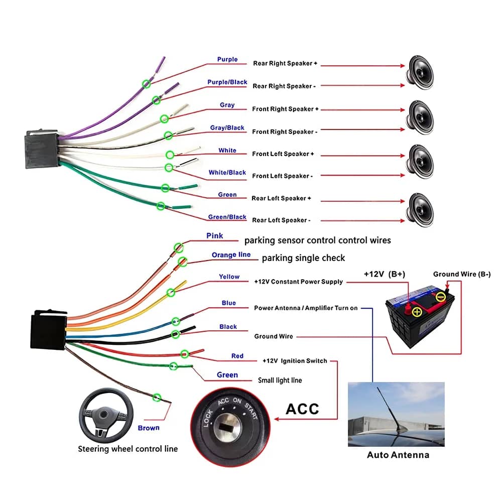 Autoradio 1 DIN MP5 Player Carplay et Android Auto Full HD - مشغل راديو للسيارة - Accessoires Auto/Moto - صورة 8