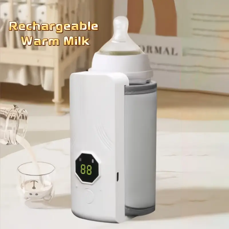 Chauffe-biberon portable rechargeable avec écran LCD et Température réglable - سخان قارورة الحليب - Maternité - صورة 4
