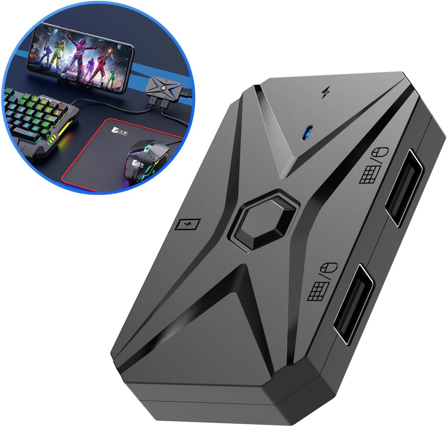 Convertisseur de clavier et de souris M1 Pro pour Smartphone et Tablette Android - محول لوحة مفاتيح وماوس للألعاب أندرويد - Jouet & Gaming - صورة 3
