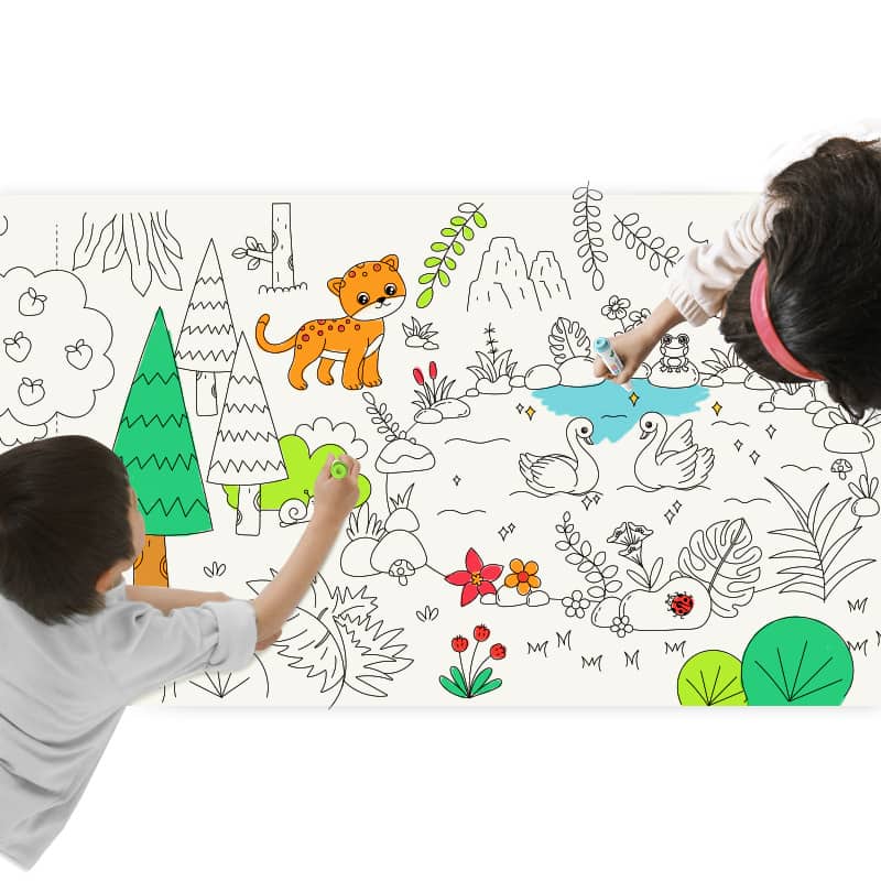 Rouleau de papier à colorier pour enfants 500*30 - ورق تلوين للأطفال - Jouet & Gaming - صورة 3
