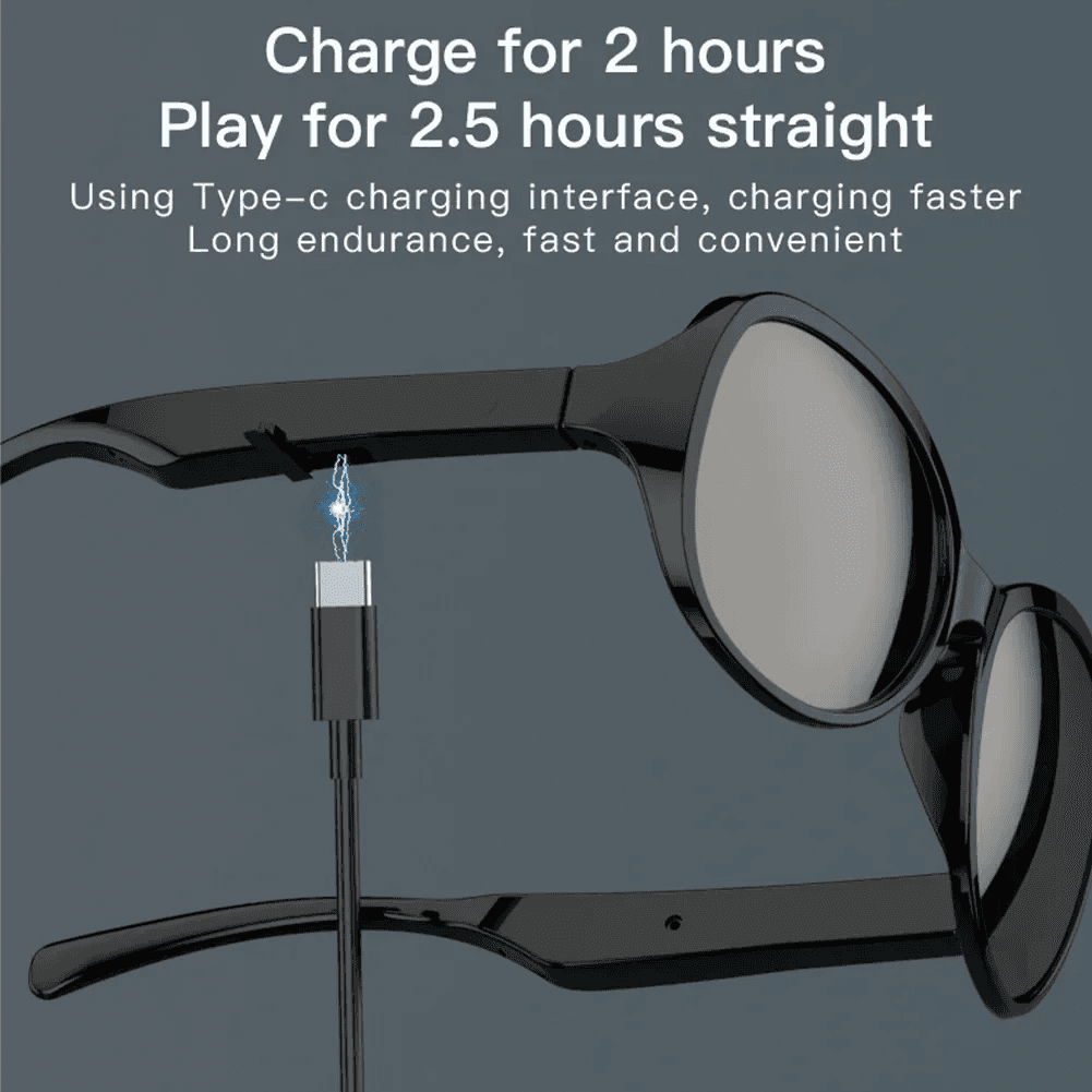 Lunettes de soleil intelligentes ecouteurs sans fil Bluetooth, appels mains libres - نظارات شمسية ذكيةو سماعات رأس لاسلكية بتقنية البلوتوث - Accessoires - صورة 4