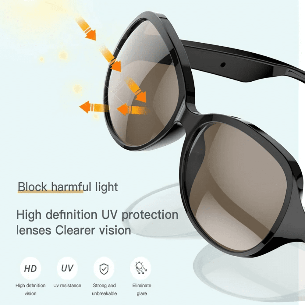 Lunettes de soleil intelligentes ecouteurs sans fil Bluetooth, appels mains libres - نظارات شمسية ذكيةو سماعات رأس لاسلكية بتقنية البلوتوث - Accessoires - صورة 5
