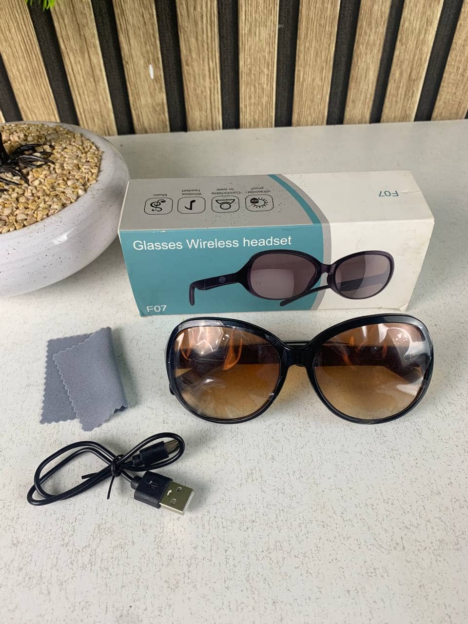 Lunettes de soleil intelligentes ecouteurs sans fil Bluetooth, appels mains libres - نظارات شمسية ذكيةو سماعات رأس لاسلكية بتقنية البلوتوث - Accessoires - صورة 16