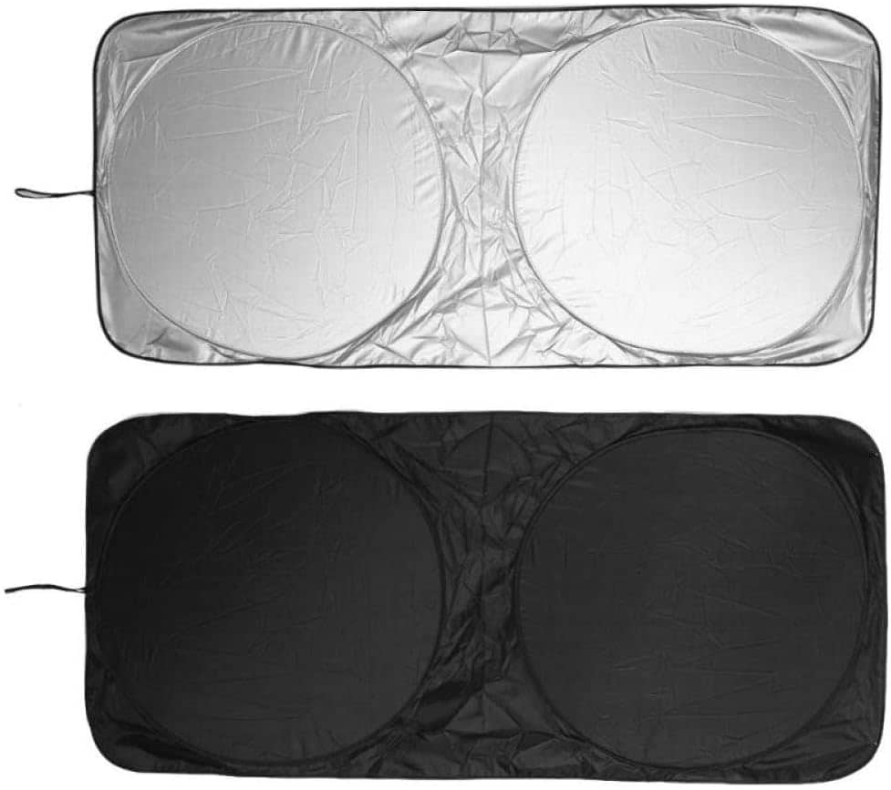Pare-soleil de pare-brise avant et arrière de voiture protection solaire et UV - مظلة شمسية للسيارة - Accessoires Auto/Moto - صورة 2