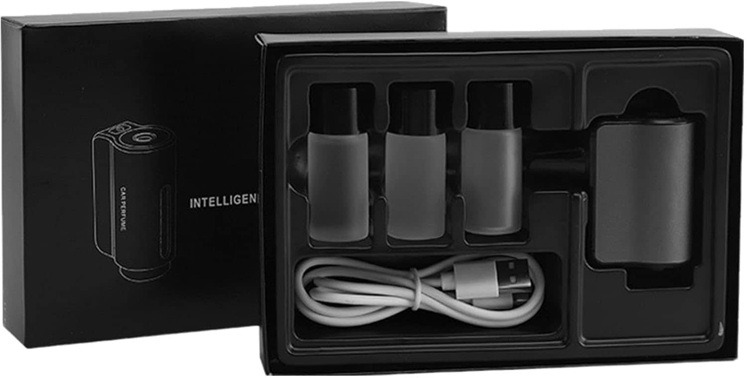 Diffuseur d'huile intelligent à clip sortie de climatisation avec 3 recharge - طقم معطر سيارة - Accessoires Auto/Moto - صورة 4