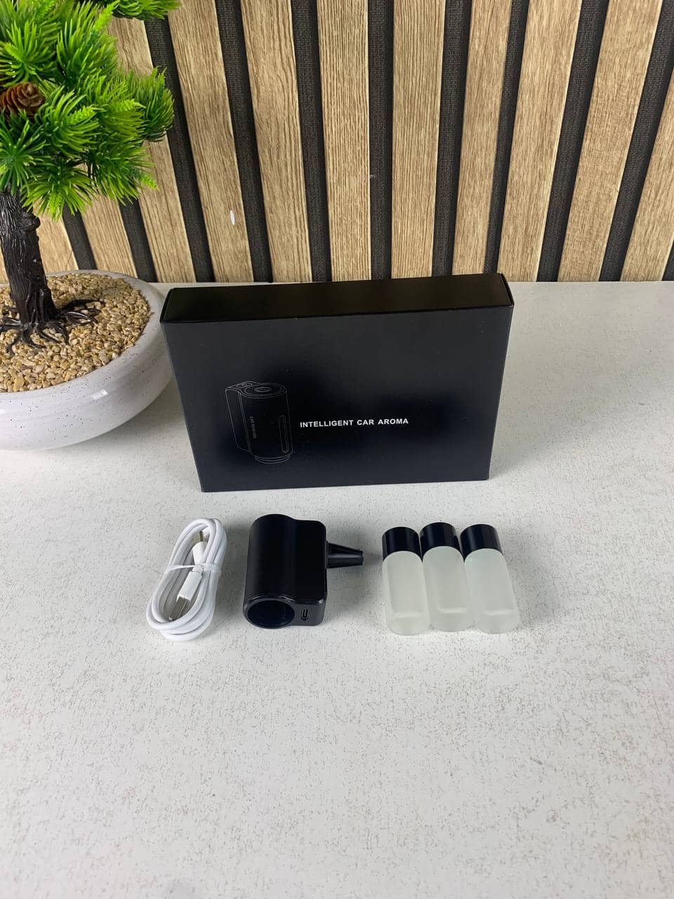 Diffuseur d'huile intelligent à clip sortie de climatisation avec 3 recharge - طقم معطر سيارة - Accessoires Auto/Moto - صورة 14