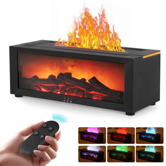 Humidificateur Effet Flamme 7 Couleurs - مرطب الهواء بتأثير اللهب الواقعي - Décoration - صورة 8