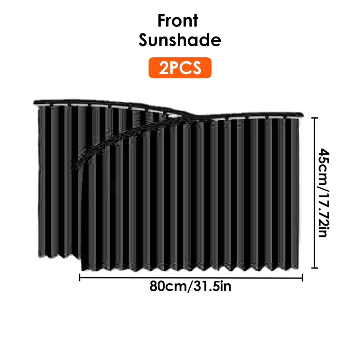 Rideaux Pare-Soleil Magnétiques pour Voiture 2PCS - ستائر السيارة المغناطيسية الواقية من الشمس - Accessoires Auto/Moto - صورة 5