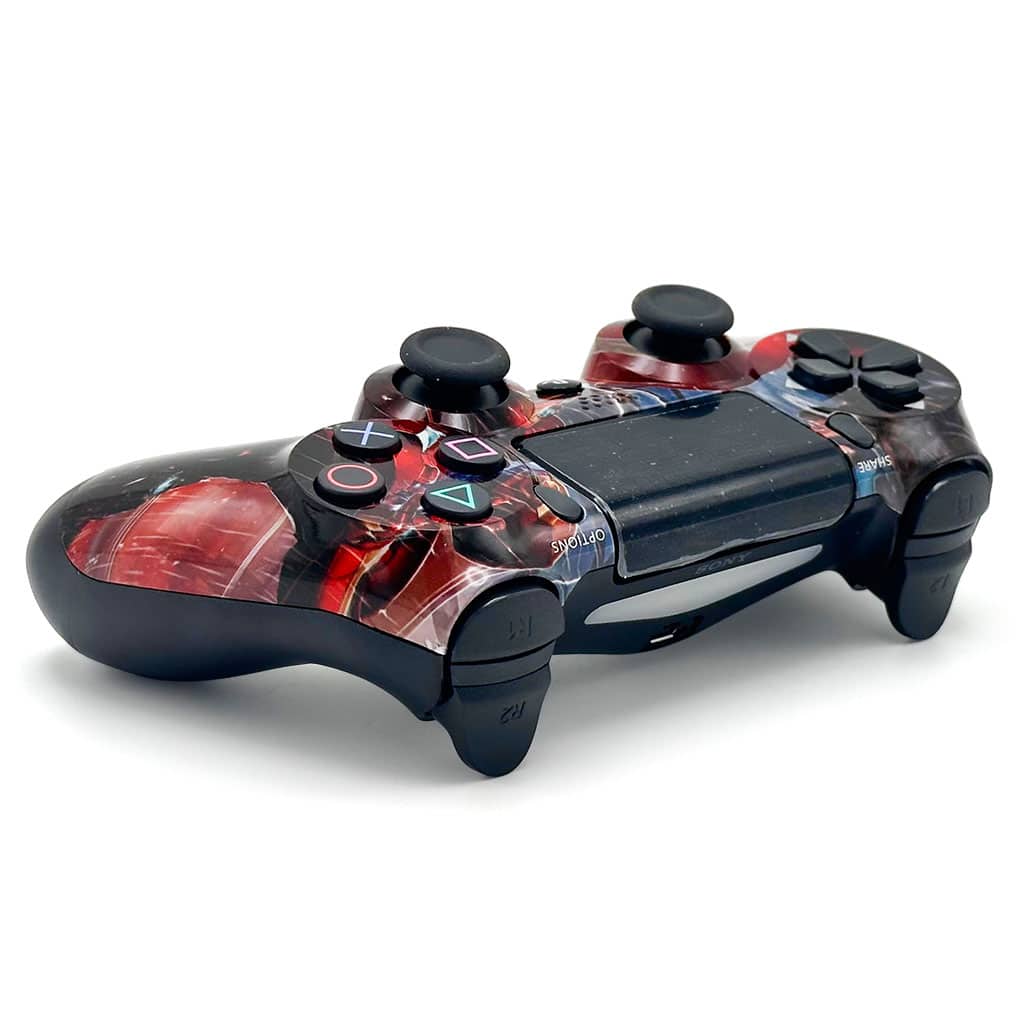 SONY DualShock Manette PS4 Sans Fil, Batterie Rechargeable (High Copy) – Edition Captain America - Jouet & Gaming - صورة 3