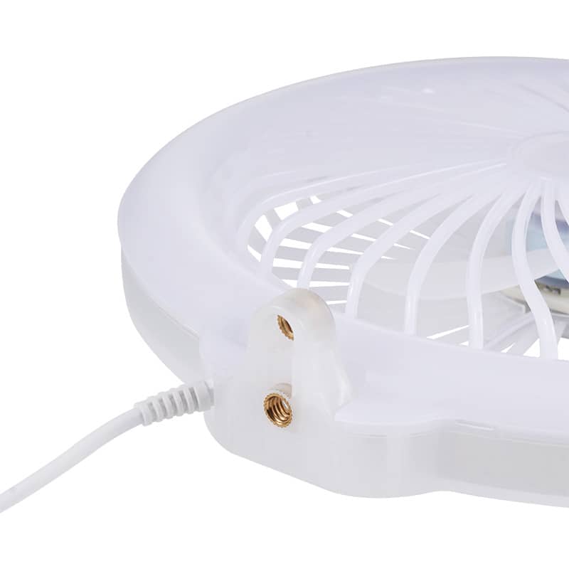 Anneau Lumineux LED RGB et Ventilateur avec Support Flexible - مصباح حلقة للتصوير الاحترافي مع مروحة - صورة 12