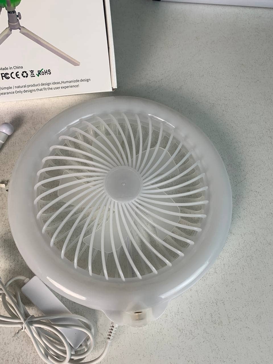 Anneau Lumineux LED RGB et Ventilateur avec Support Flexible - مصباح حلقة للتصوير الاحترافي مع مروحة - صورة 15