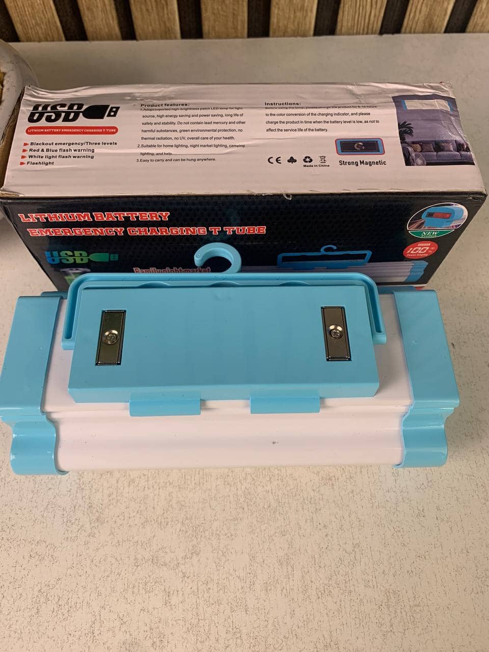 Lanterne de Camping 5-en-1 avec Power Bank PM 3000mAh - مصباح التخييم المغناطيسي متعدد المهام - Camping et Randonnée - صورة 11