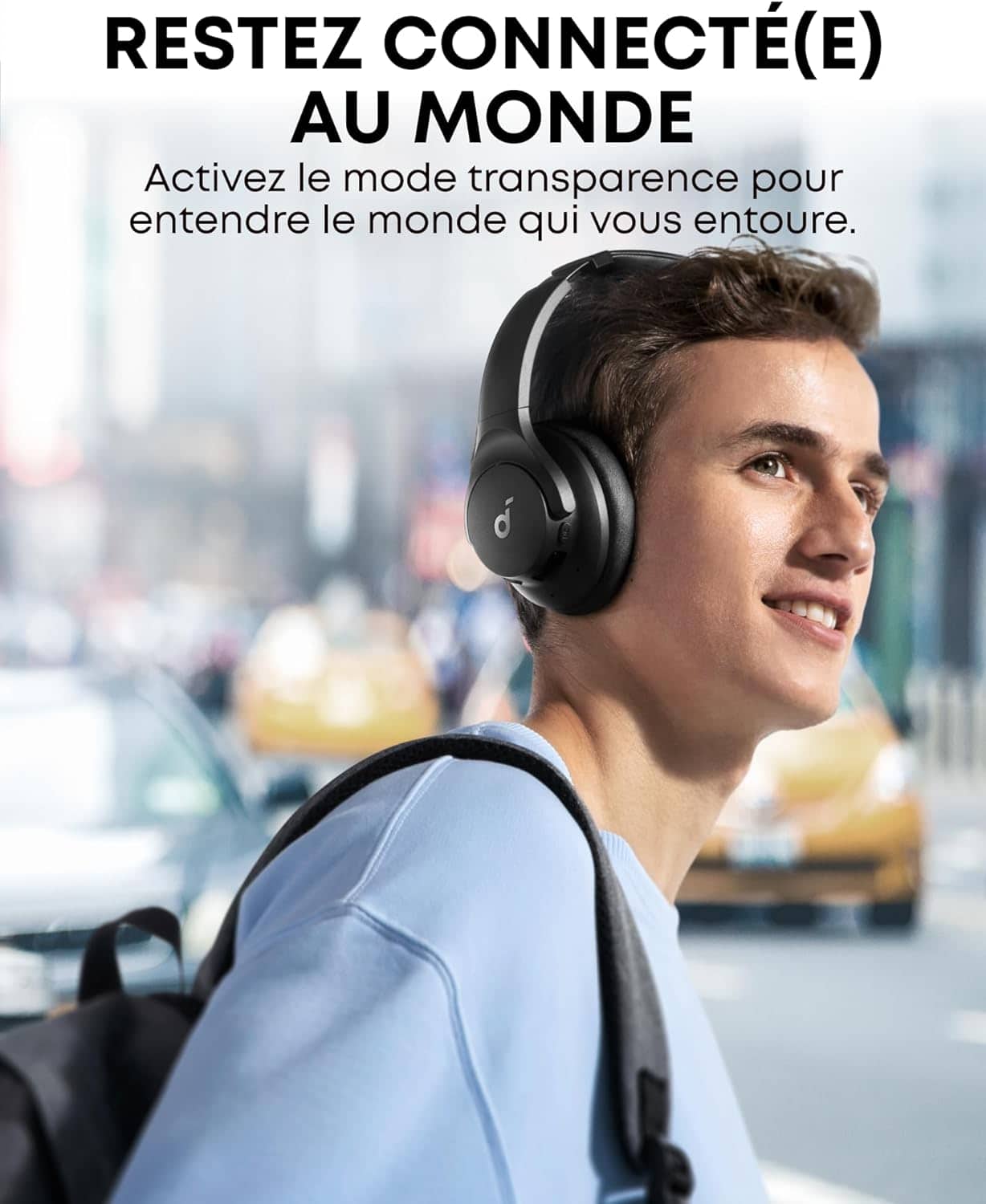 Casque Sans Fil Anker Q20i avec Réduction de Bruit Active - سماعات الرأس اللاسلكية بتقنية إلغاء الضوضاء - Électronique - صورة 9