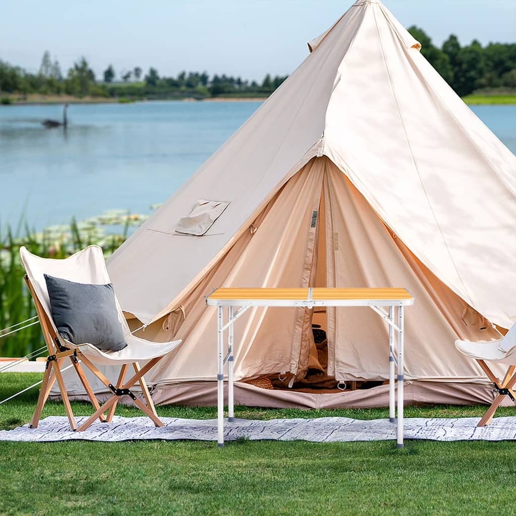 Table de Camping en Aluminium à Hauteur Réglable - طاولة تخييم ألمنيوم قابلة لتعديل الارتفاع - Camping et Randonnée - صورة 7