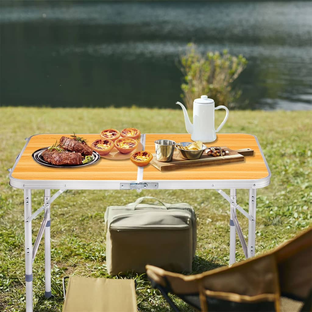 Table de Camping en Aluminium à Hauteur Réglable - طاولة تخييم ألمنيوم قابلة لتعديل الارتفاع - Camping et Randonnée - صورة 8