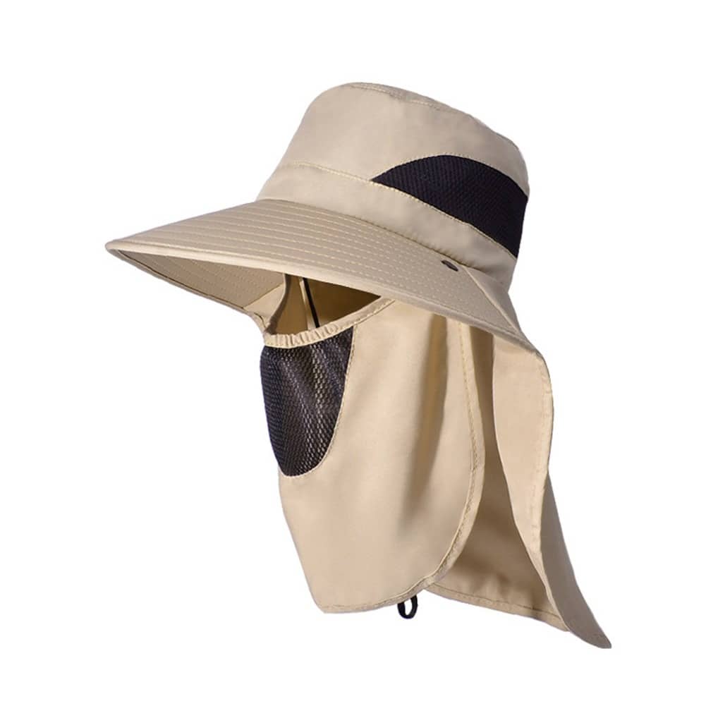 Chapeau de protection solaire printemps-été avec couvrant le visage - قبعة للحماية من الشمس بتصميم شال تغطي الوجه - Camping et Randonnée - صورة 9