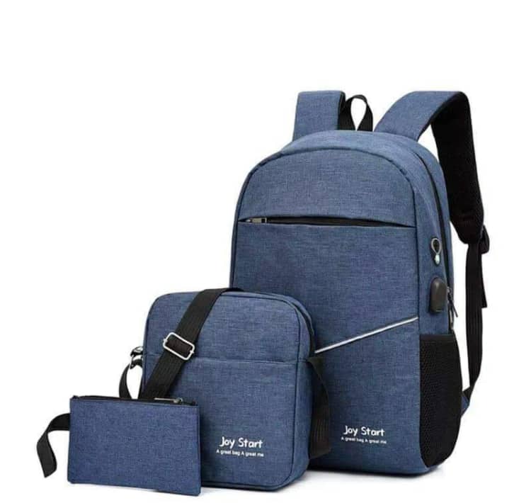Joy Start Sacs à dos loptop USB 3 PCS multifonctionnel Avec Sortie USB ET Sortie kit-man - Sac à dos et Mode - صورة 3