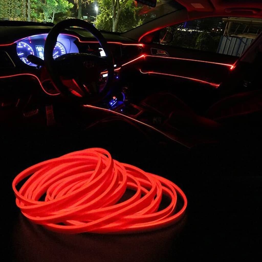 Cable Lumineux De Décoration Pour Salon De Voiture  CCLL - Accessoires Auto/Moto - صورة 2