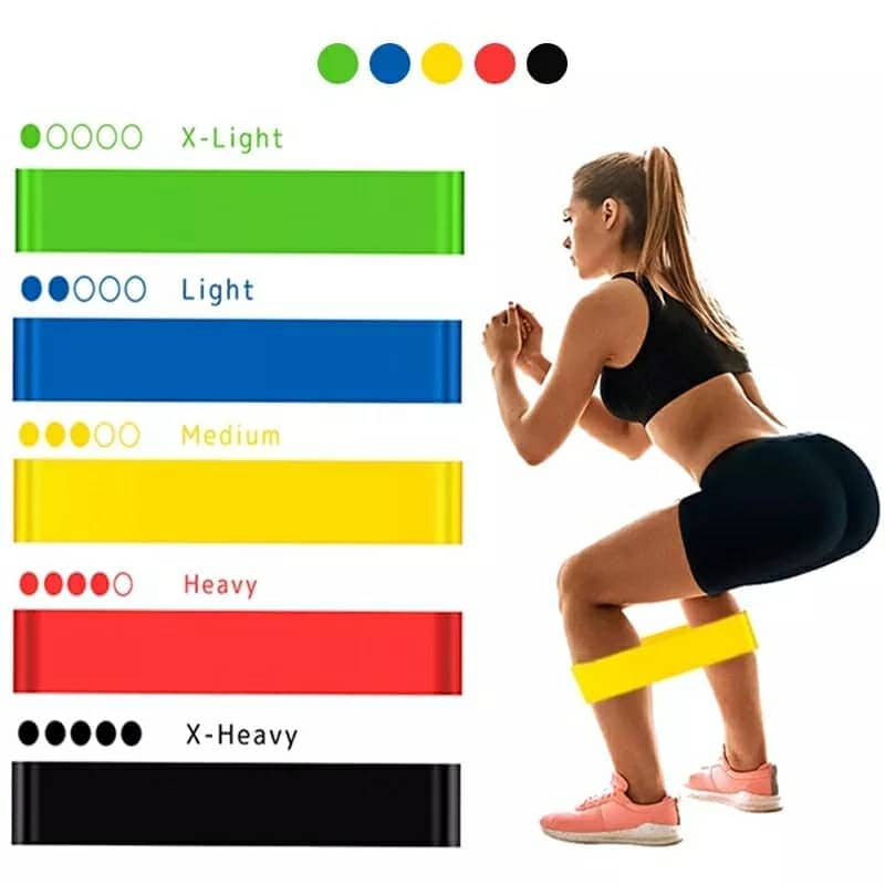 Bande 5Pcs de résistance élastique extensible pour l’entraînement - Sport - صورة 2