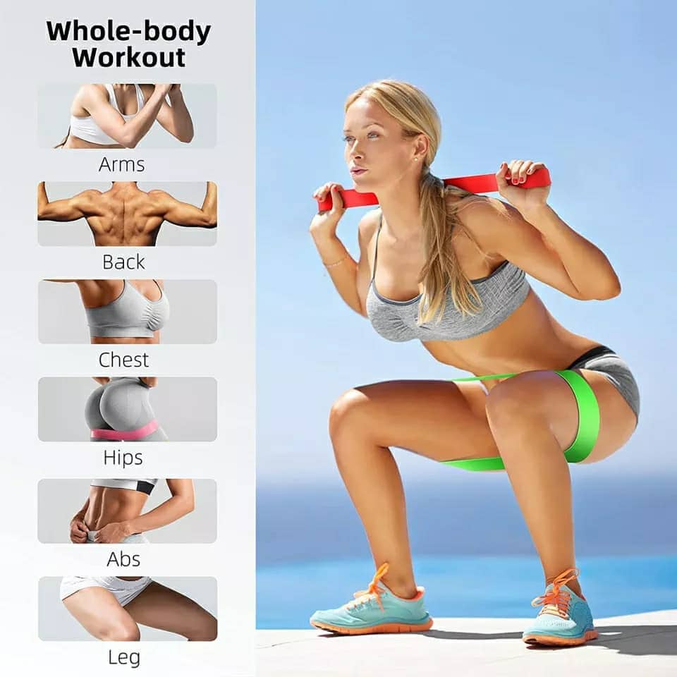 Bande 5Pcs de résistance élastique extensible pour l’entraînement - Sport - صورة 3
