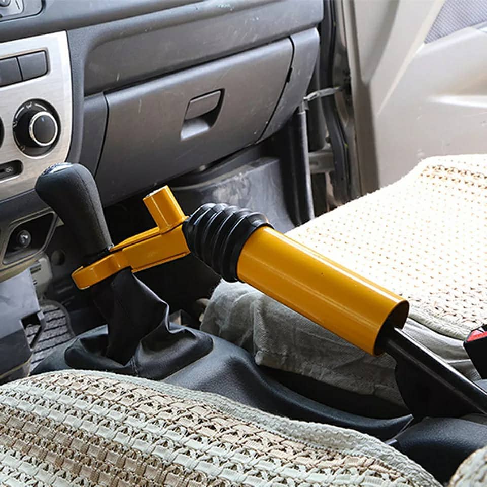 Canne Antivol de serrage du frein à main au le levier de vitesse - Accessoires Auto/Moto - صورة 5