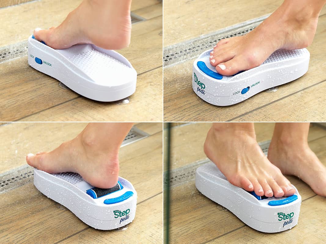 Step Pedi – broyeur de pieds électrique en Silicone dissolvant de peaux mortes - Soins et Beauté - صورة 5