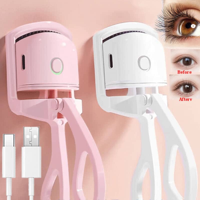 Recourbe-cils électrique portable avec un pince d'epilation thermique - Soins et Beauté - صورة 3