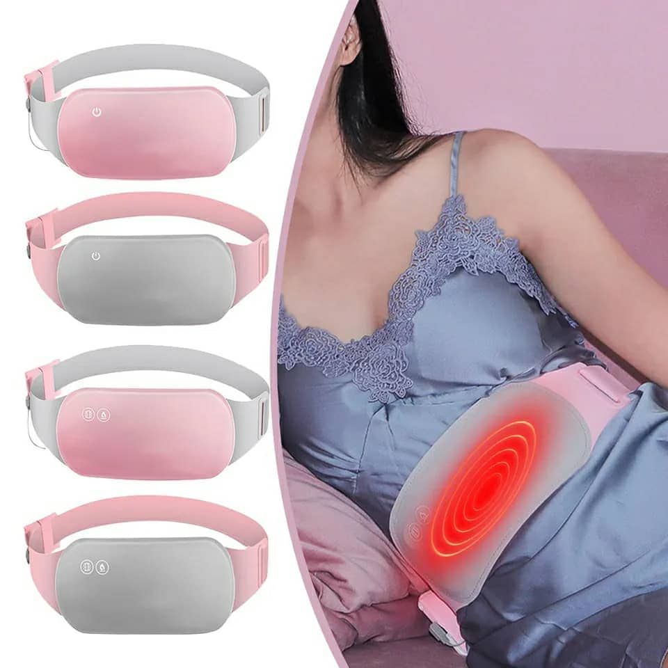 Ceinture Vibromasseur chauffant pour les douleurs menstruelles حزام هزاز ساخن لتسكين آلام الدورة الشهرية - Soins et Beauté - صورة 5