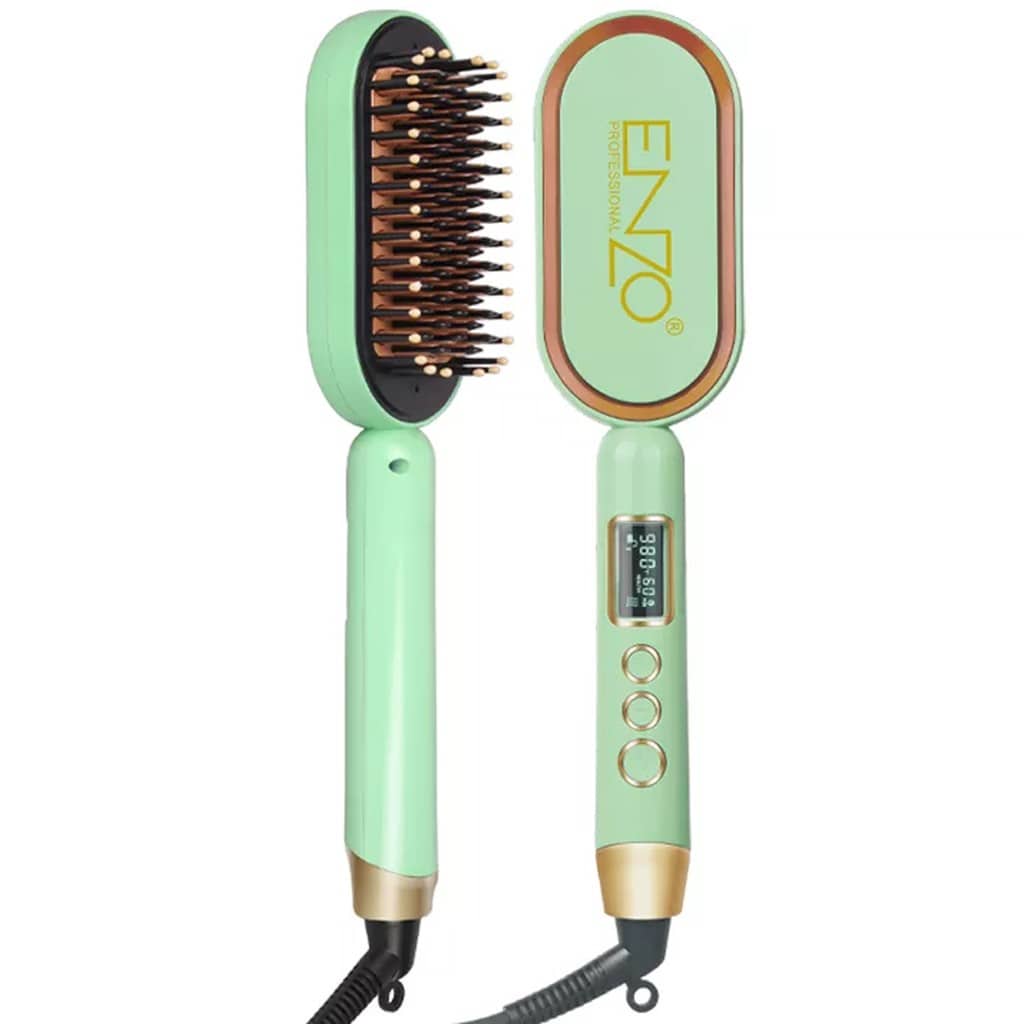 ENZO PROFESSIONAL Brosse Lissante Electrique Professional En Céramique - Soins et Beauté - صورة 2