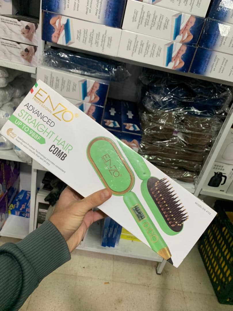 ENZO PROFESSIONAL Brosse Lissante Electrique Professional En Céramique - Soins et Beauté - صورة 7