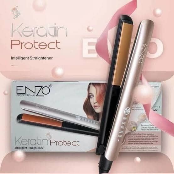 Lisseur Cheveux en Ceramique Keratin Protect | ENZO PROFESSIONAL - Soins et Beauté - صورة 4