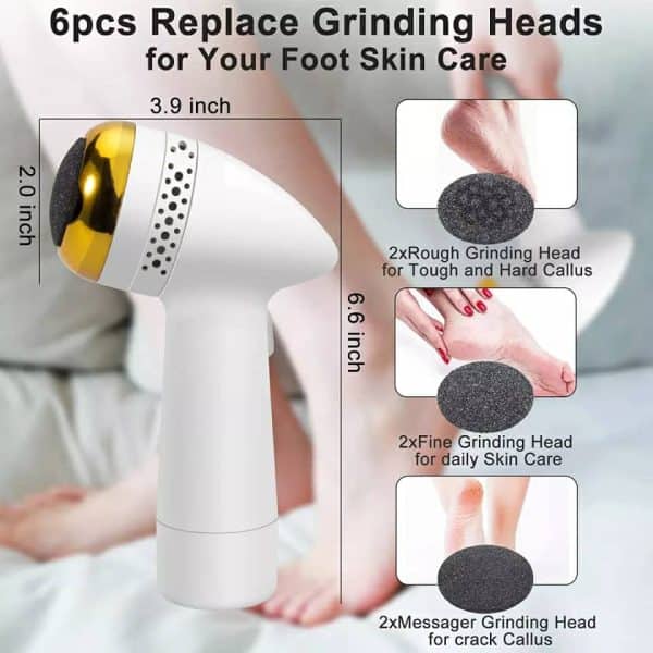 machine a dissolvant de peau morte, rotative USB - Soins et Beauté - صورة 4
