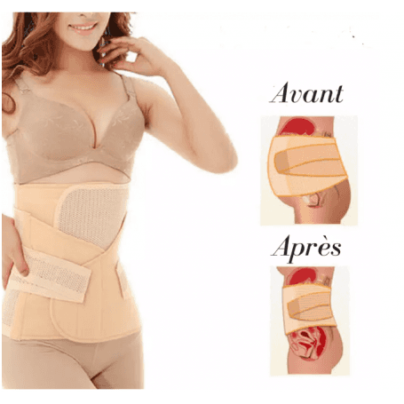 Ceinture 3PCS de récupération du corps apres l'accouchement - حزام استعادة الجسم بعد الولادة مكون من 3 قطع - Soins et Beauté - صورة 2