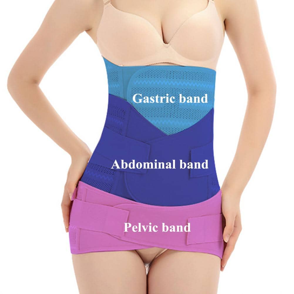 Ceinture 3PCS de récupération du corps apres l'accouchement - حزام استعادة الجسم بعد الولادة مكون من 3 قطع - Soins et Beauté - صورة 3