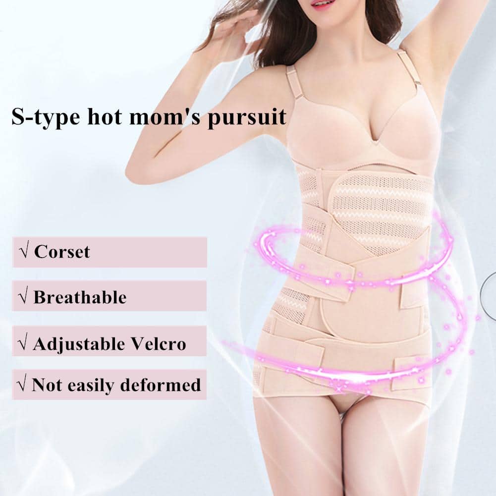 Ceinture 3PCS de récupération du corps apres l'accouchement - حزام استعادة الجسم بعد الولادة مكون من 3 قطع - Soins et Beauté - صورة 6