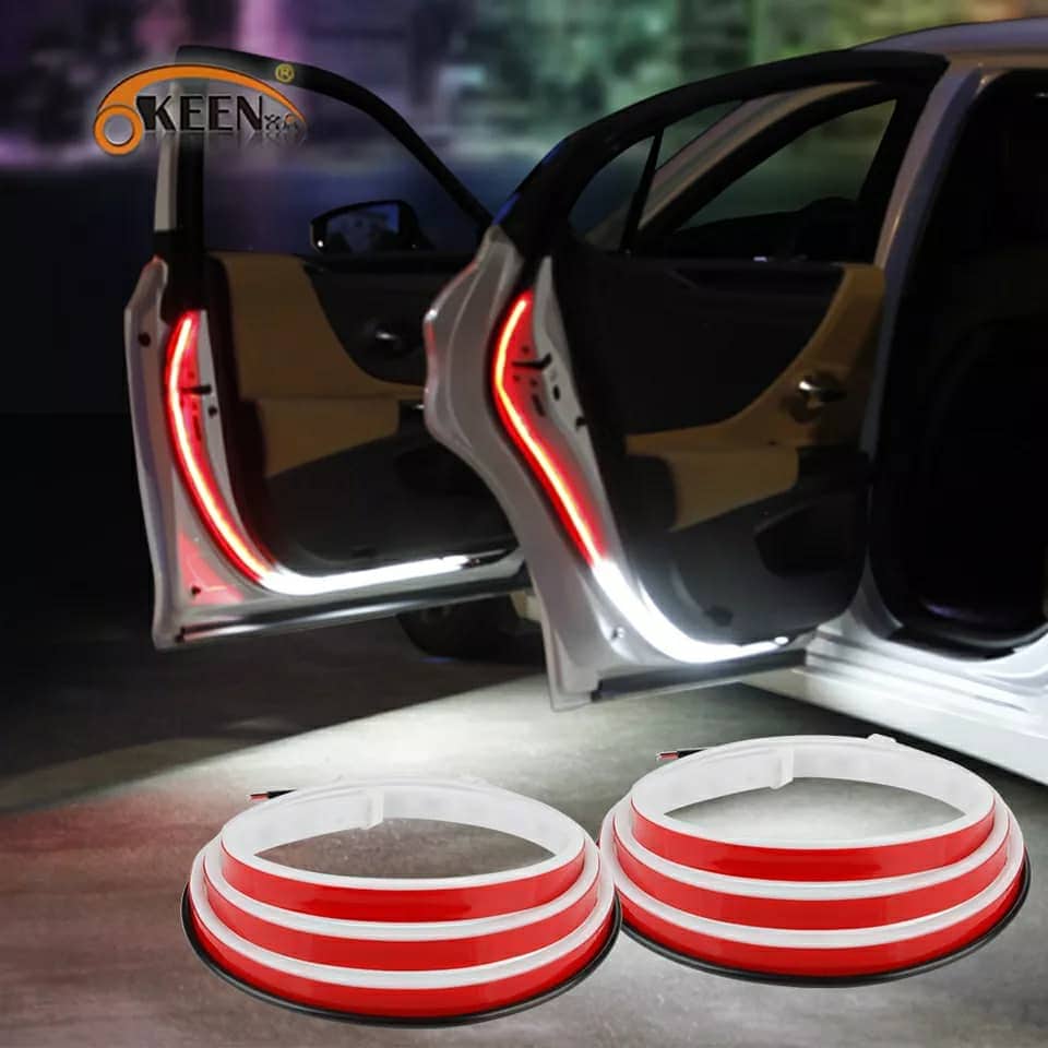 feux d’avertissement de porte voiture led anti collision 2 pcs - Accessoires Auto/Moto - صورة 2