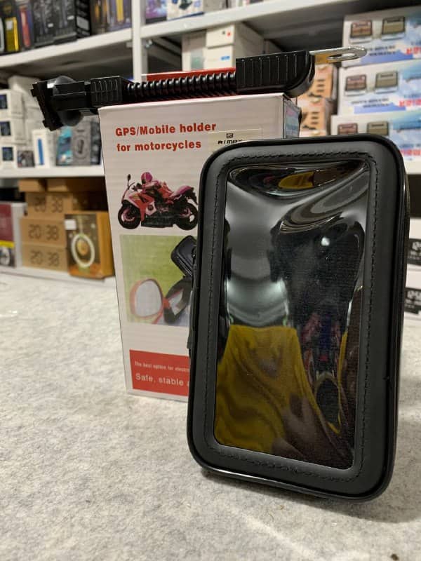 Support de téléphone Professionnel pour Le Guidon de Moto Imperméable et Rotative 360° - Accessoires Auto/Moto - صورة 9
