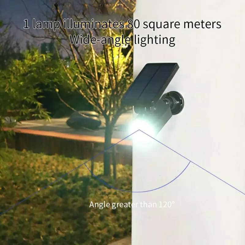 Projecteur mural à energie solaire en forme de camera Avec Détecteur De Mouvement et détecteur jour/nuit - Électronique - صورة 5