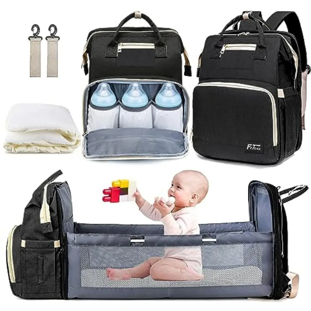 Sac à dos et landau pour bébé pliable 3in1 - Maternité - صورة 2