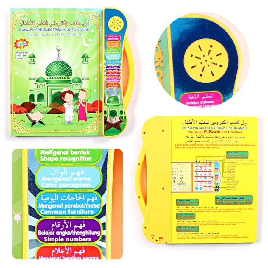 أول كتاب اليكتروني لتعليم الأطفال Livre d'apprentissage audio électronique 3in1 multifonctionnel Tactile  4 ans + - Jouet & Gaming - صورة 5