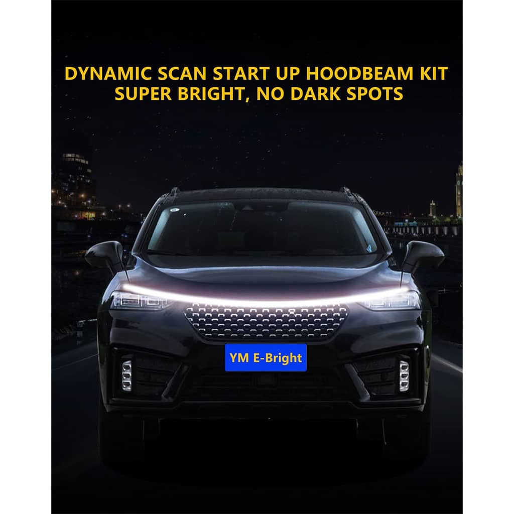 LED dynamiques Bandes lumineuses pour capot de voiture — معاينة 5