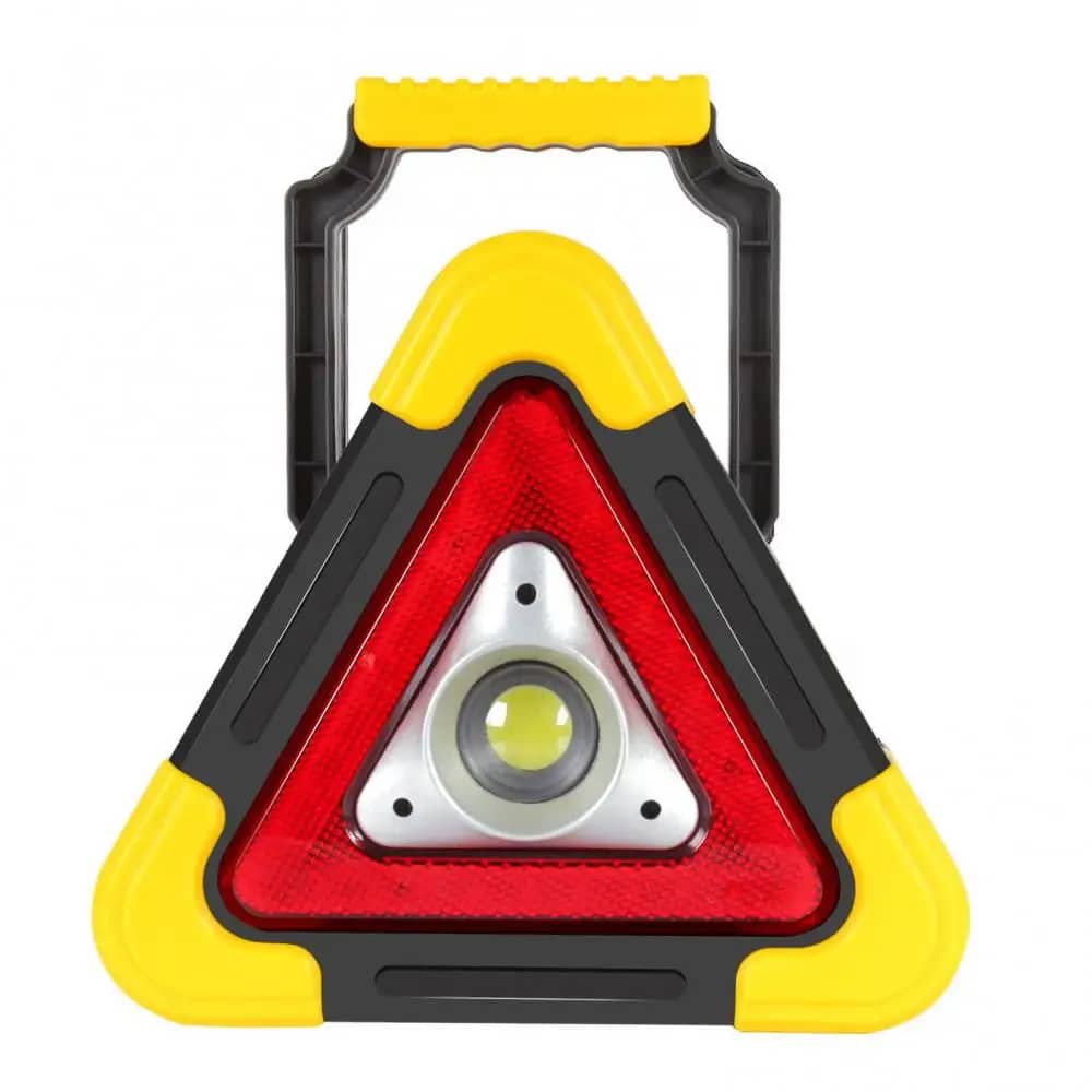 Triangle D'alerte Torche LED 10W Multifonctionnelle Chargé Avec L'énergie Solaire HB-6609 — معاينة 2