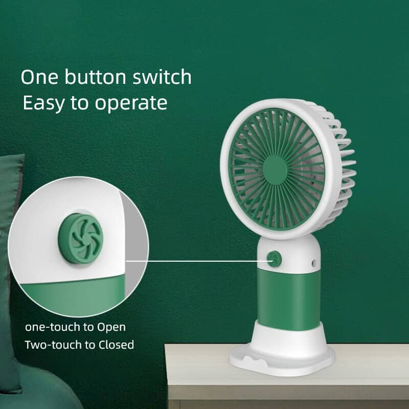 Ventilateur de bureau en forme de fruit de dessin animé, chargement USB — معاينة 6