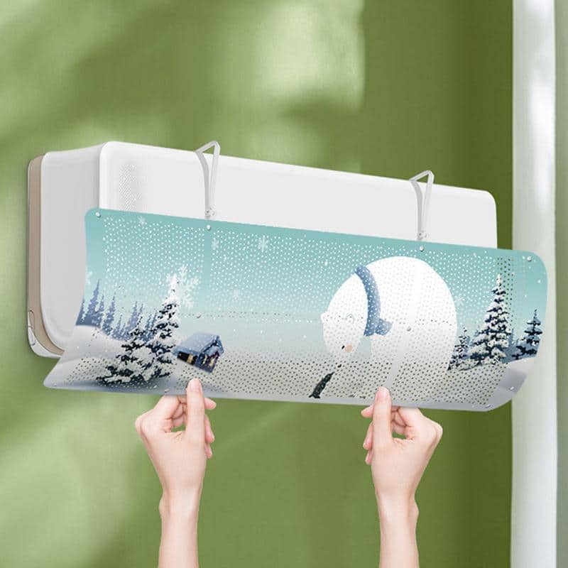 Déflecteur d'évent de climatisation réglable 270 degrés Anti soufflage Direct — معاينة 2